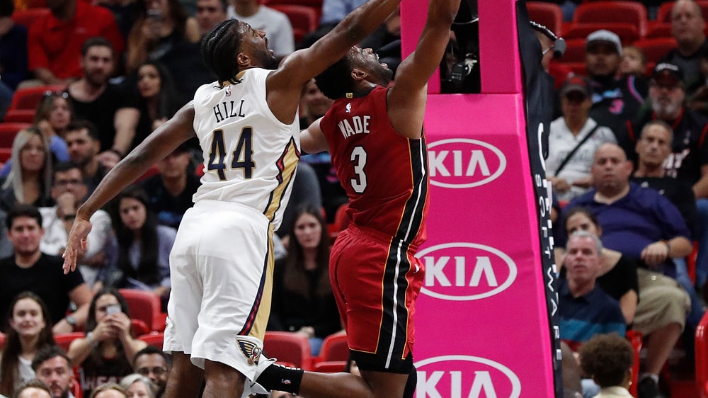 Heat go up 31, then scramble to top Pelicans 106-101