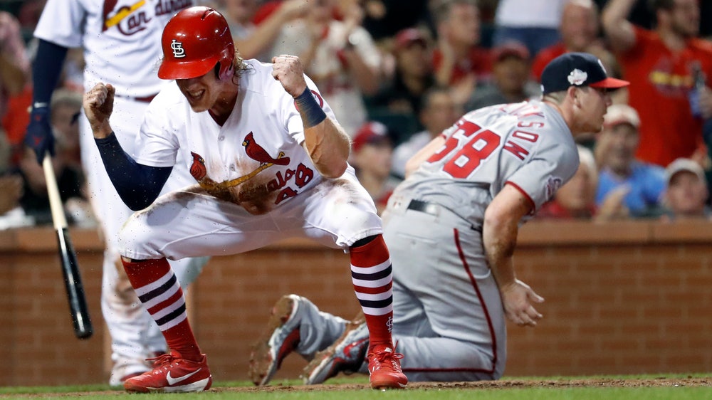 Nationals' Jeremy Hellickson exits game after collision