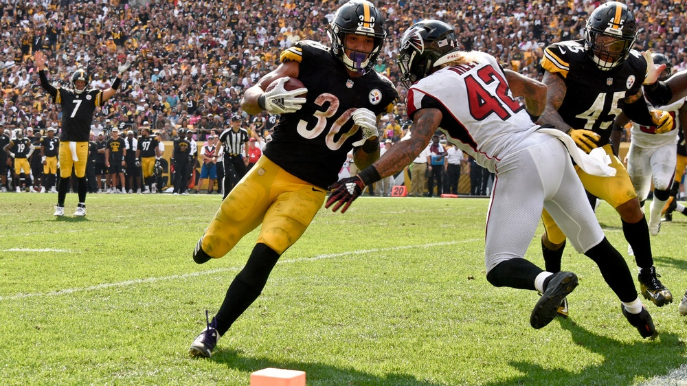 Conner blossoming for Steelers as Falcons falter