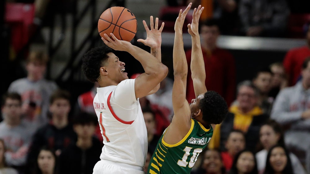 Cowan has 16 points, No. 6 Maryland beats George Mason 86-63