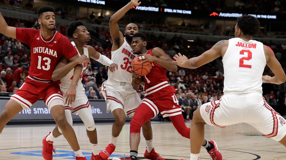 Ohio State hangs on to beat Indiana, 79-75 in Big Ten