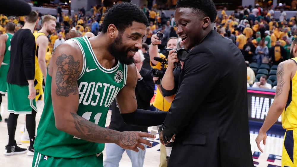 Celtics sweep Pacers; Warriors, Raptors take 3-1 leads