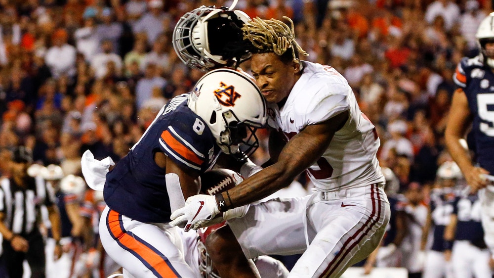 No. 16 Auburn upends No. 5 Alabama’s playoff hopes, 48-45