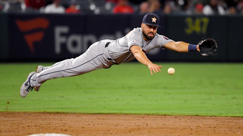 Angels outlast Astros 4-3 in 12, preventing Houston clinch