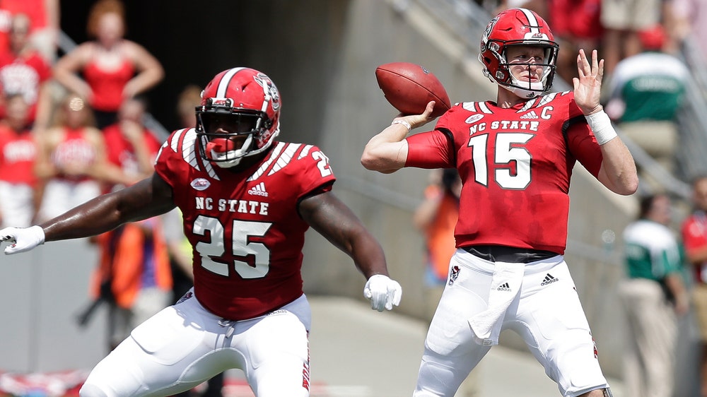 Meyers helps NC State beat James Madison 24-13 in opener