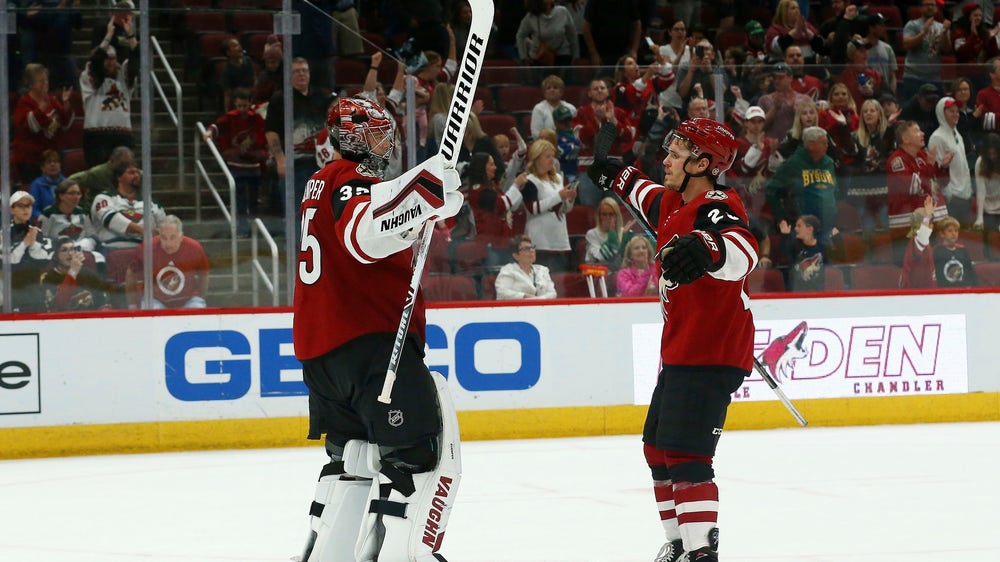 Kuemper helps Coyotes top Wild 4-0 to continue playoff push