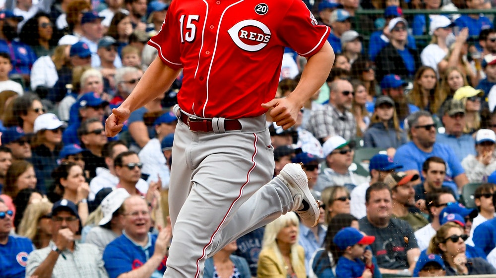 Senzel helps Reds pound Cubs 10-2