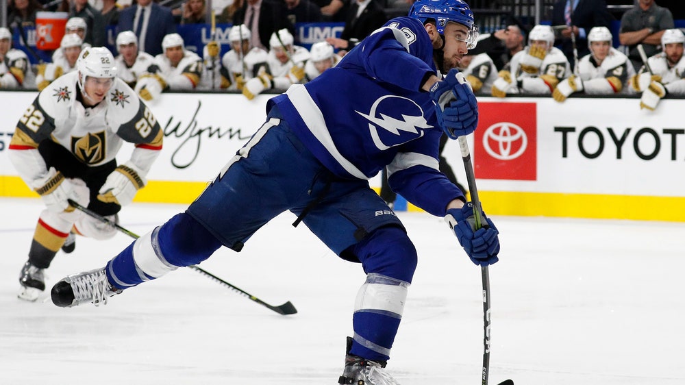 Lightning top Golden Knights 3-2, improve to 6-0-1 in last 7