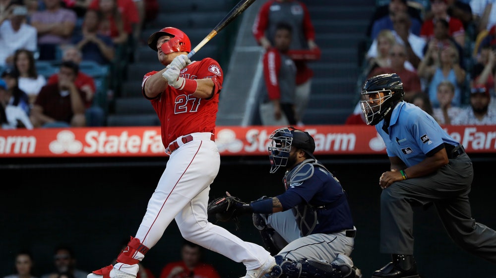Trout, Pujols power Angels to 9-2 victory over Mariners