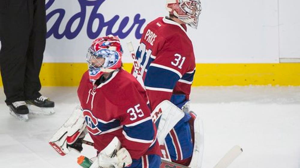 Sharks chase Carey Price, beat Canadiens 4-2. (Dec 16, 2016)