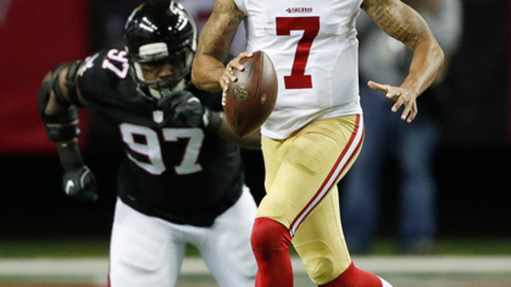 Falcons rout 49ers, shift focus to NFC South title chase