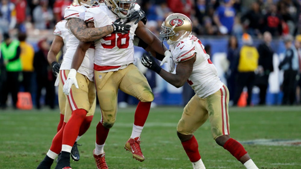 49ers' reconfigured offensive line fuels rally vs. Rams