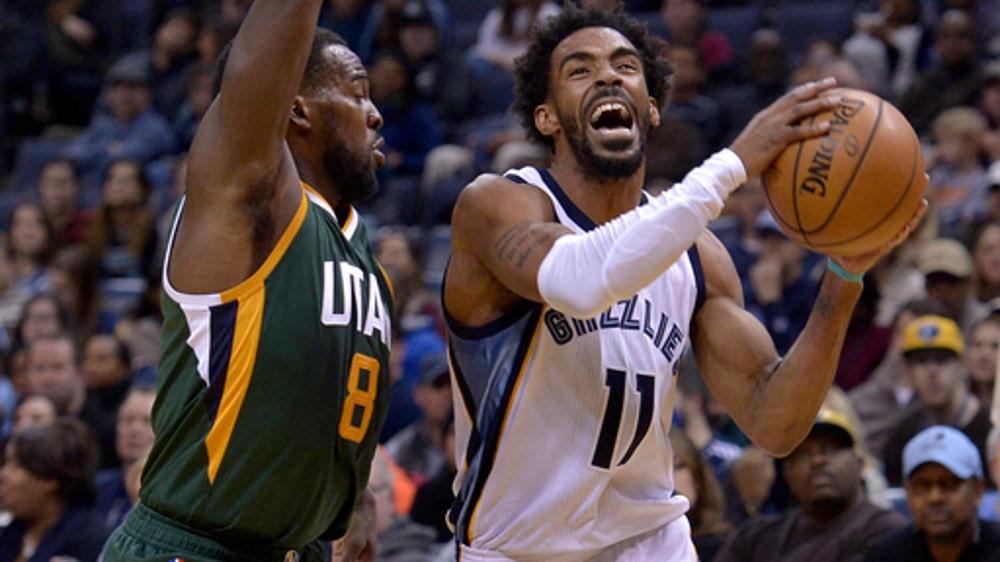 Conley scores 19, Gasol 17 to lead Grizzlies past Jazz (Jan 08, 2017)