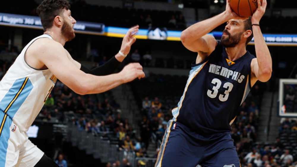 Gasol scores 24 as Grizzlies beat Nuggets, 119-99 (Feb 01, 2017)