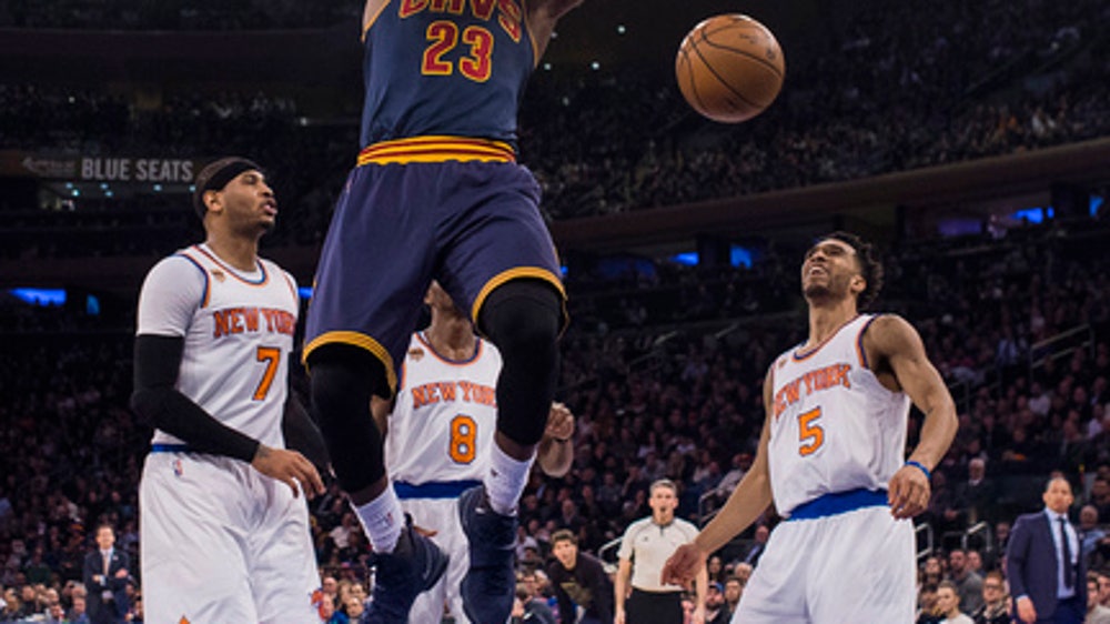 James, Love lead Cavaliers to 111-104 win over Knicks (Feb 04, 2017)