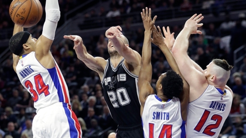 Spurs take control at end of 1st half, beat Pistons 103-92 (Feb 10, 2017)