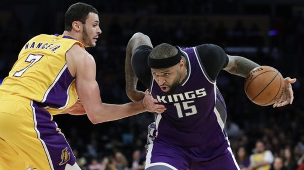 Cousins scores 40 points, Kings hold off Lakers 97-96 (Feb 14, 2017)