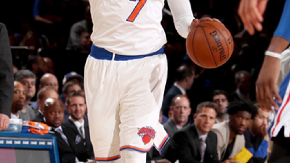 Anthony's jumper gives Knicks 110-109 victory over 76ers (Feb 25, 2017)
