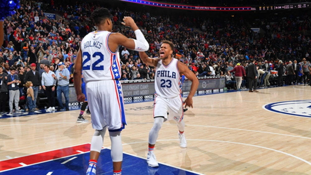 Anderson, Saric lead 76ers past Knicks, 105-102 (Mar 03, 2017)