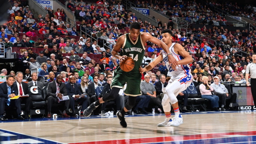 Antetokounmpo, Snell lead Bucks past 76ers, 112-98 (Mar 06, 2017)