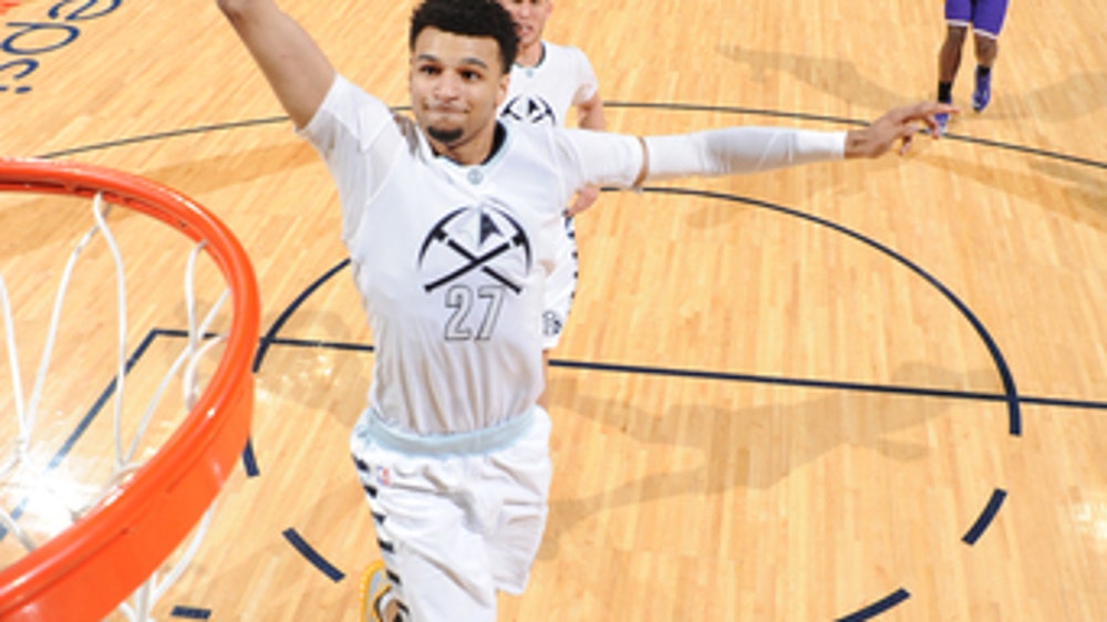 Barton, Murray each score 22, Nuggets beat Lakers 129-101 (Mar 13, 2017)