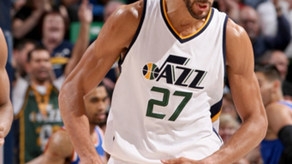 Gobert scores career-high 35, Jazz beat Knicks 108-101 (Mar 22, 2017)