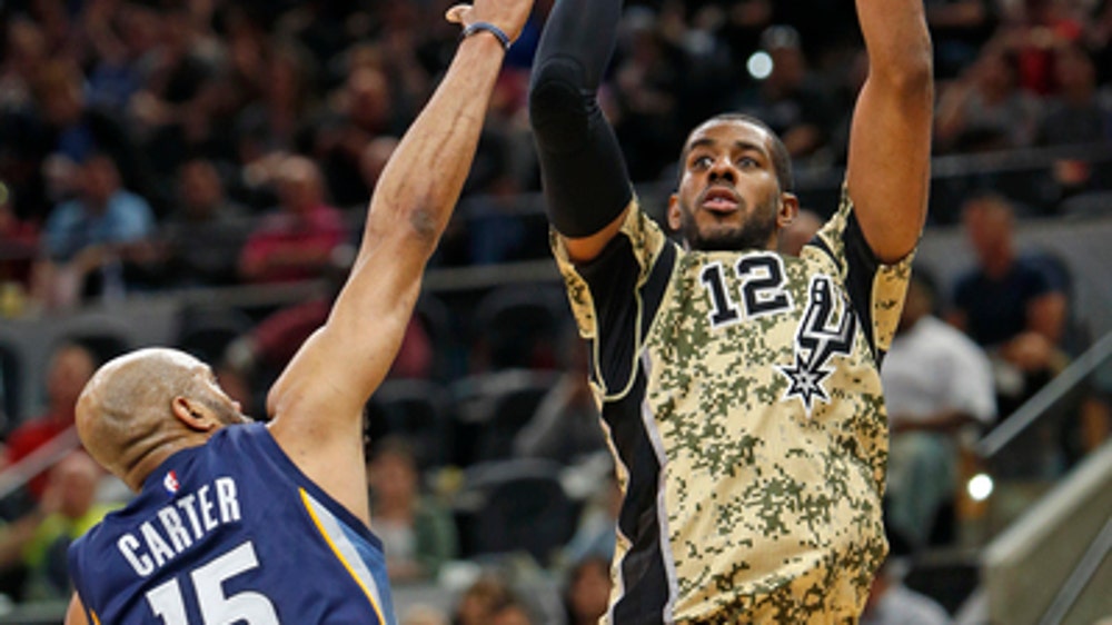 Aldridge, Leonard lead Spurs to 97-90 win over Grizzlies (Mar 23, 2017)