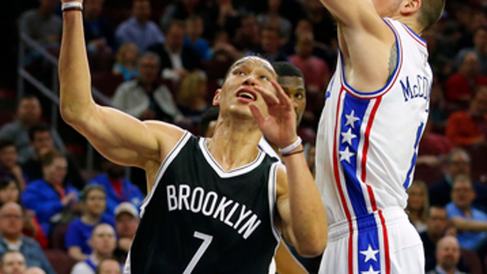 Lopez, Lin lead Brooklyn to rare rout, 141-118 over Sixers (Apr 04, 2017)