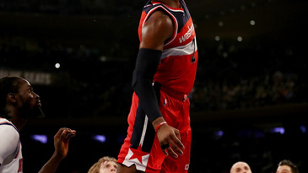 Beal's 25, tiebreaking 3 help Wizards beat Knicks 106-103 (Apr 06, 2017)