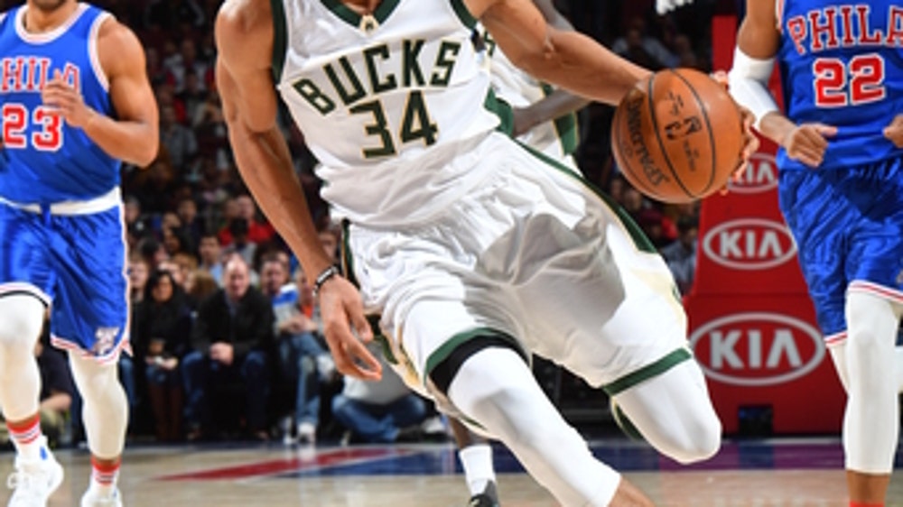 Bucks beat 76ers 90-82 to clinch playoff spot (Apr 08, 2017)