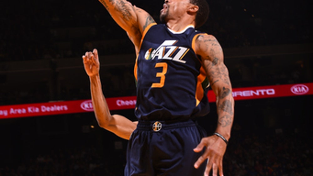 Jazz end Warriors' 14-game win streak with 105-99 victory (Apr 10, 2017)