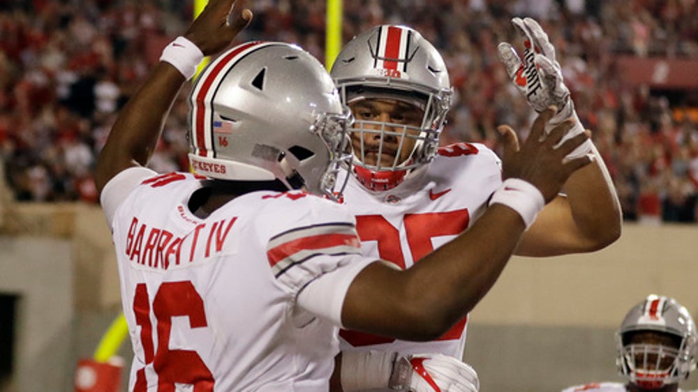 Dobbins' debut leads No. 2 Ohio State past Indiana 49-21 (Aug 31, 2017)
