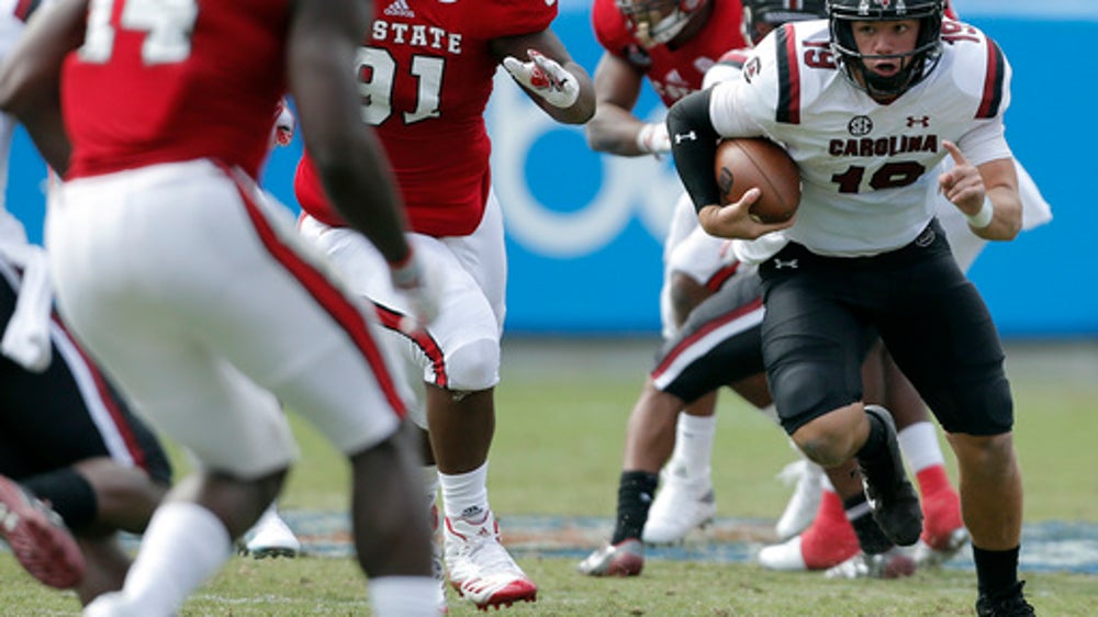 Samuel's 3 TDs lift South Carolina over NC State 35-28 (Sep 02, 2017)