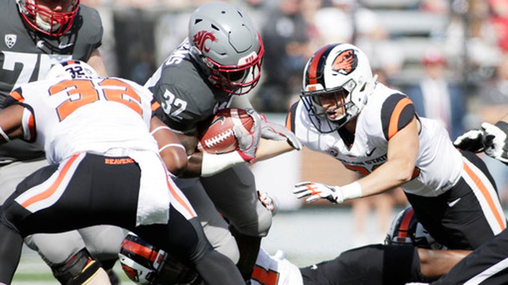 Falk throws 6 TD passes to lead No. 21 Washington State (Sep 16, 2017)