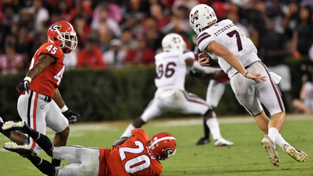 No. 11 Georgia blows out No. 17 Mississippi State 31-3 (Sep 23, 2017)