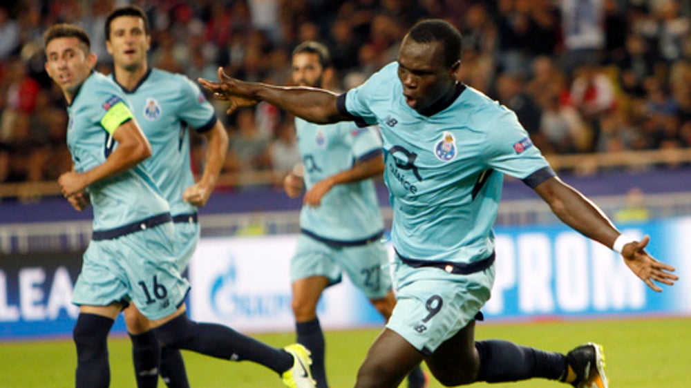 Aboubakar scores twice as Porto wins 3-0 at Monaco