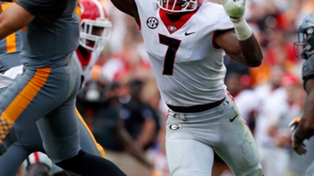 Dominant defense setting tone for No. 5 Georgia