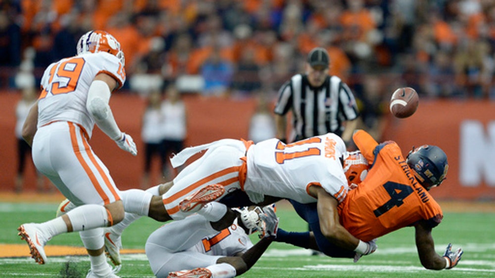 Dungey has 3 TD passes, Syracuse stuns No. 2 Clemson 27-24 (Oct 13, 2017)