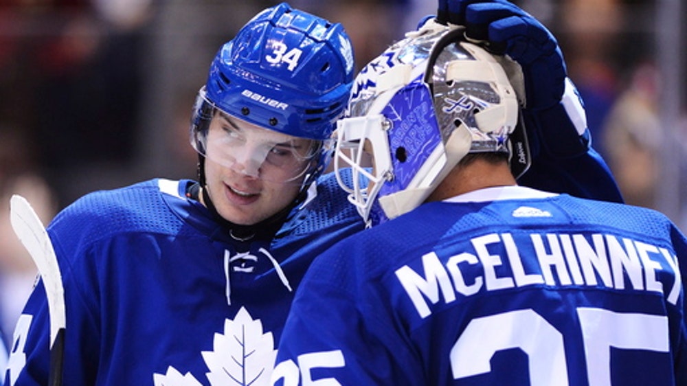 Maple Leafs have 4-goal 1st, beat Red Wings 6-3 (Oct 18, 2017)