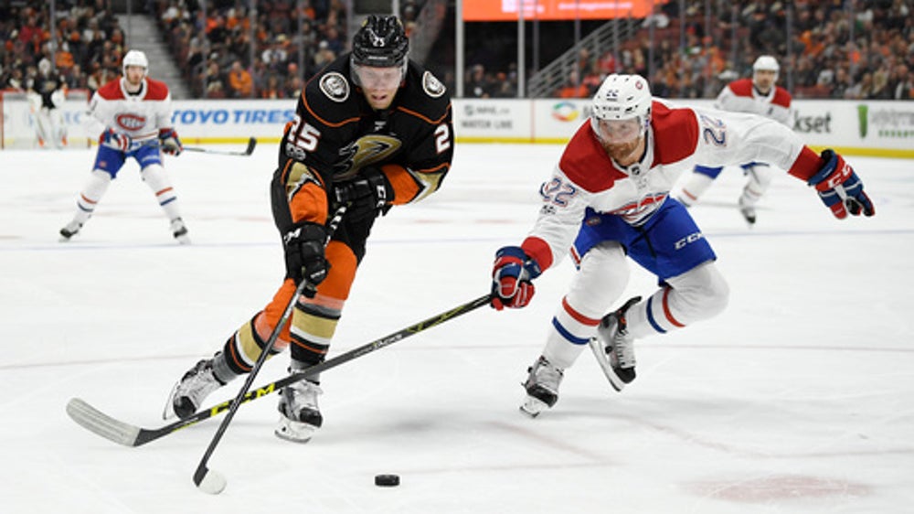 Grant's first 2 NHL goals lead Ducks' 6-2 rout of Canadiens (Oct 20, 2017)