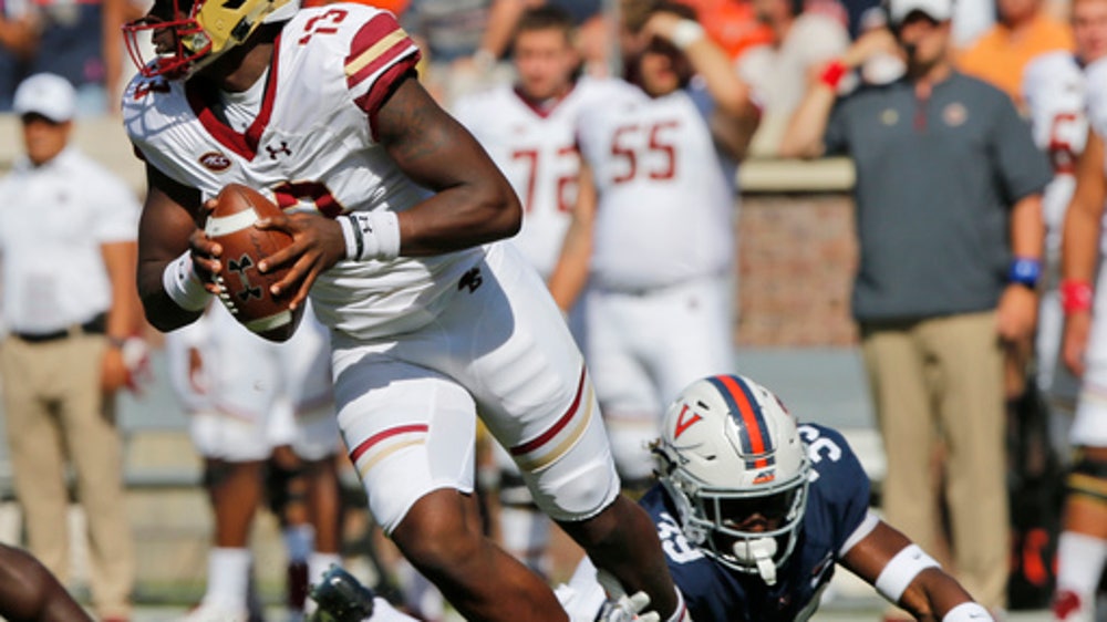 Brown's big day leads BC to rout at Virginia, 41-10 (Oct 21, 2017)