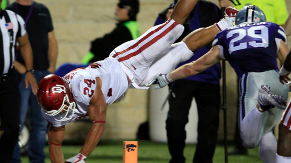 Mayfield, Anderson lead No. 9 Sooners past K-State, 42-35 (Oct 21, 2017)