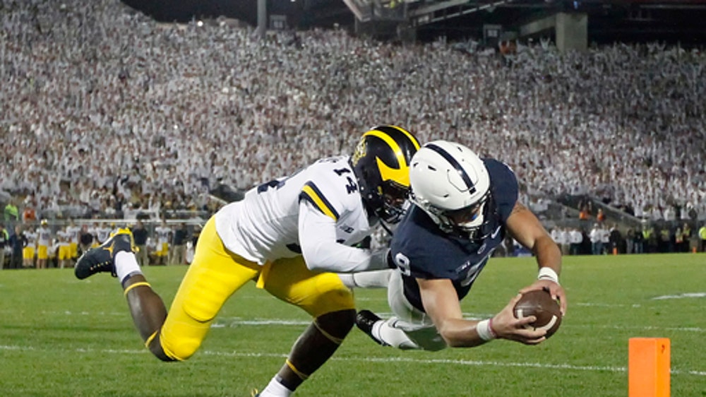 No. 2 Penn State boosted by physical offensive line