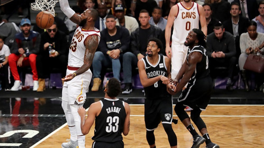 Nets overcome James' triple-double, beat Cavs 112-107 (Oct 25, 2017)