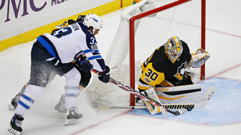 Kessel's 300th goal leads Penguins past Jets in OT (Oct 26, 2017)