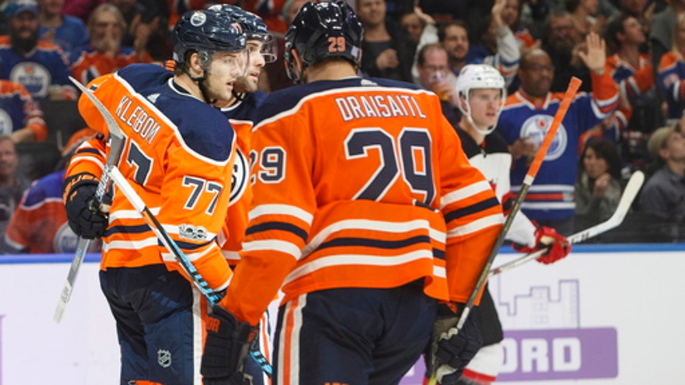 Connor McDavid sets up 3 goals, Oilers beat Devils 6-3 (Nov 03, 2017)