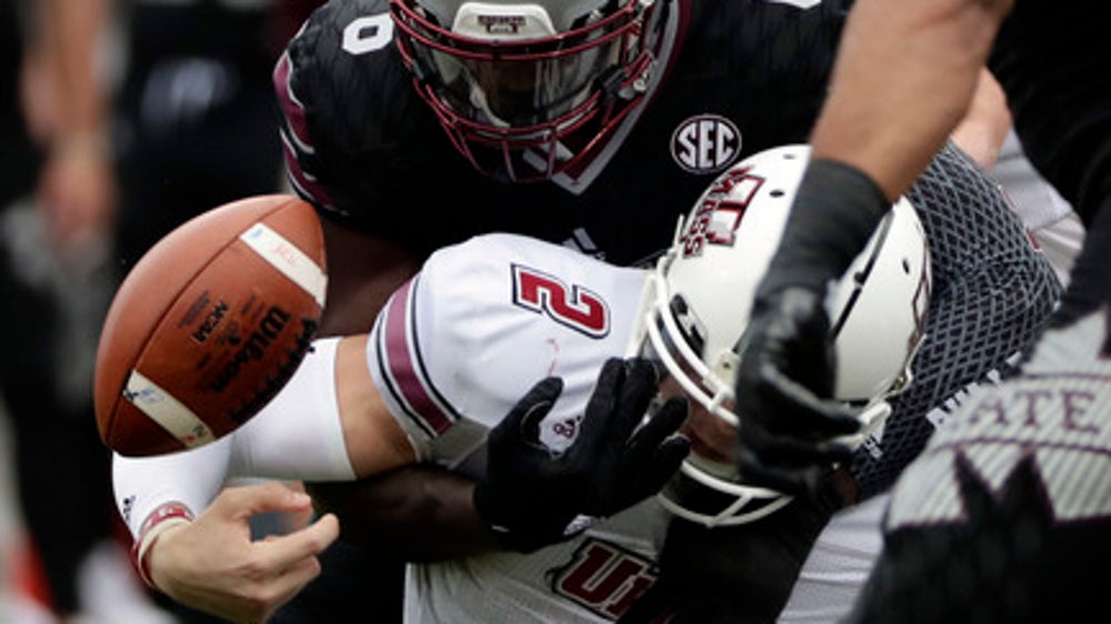 No. 21 Mississippi State beats UMass 34-23 (Nov 04, 2017)