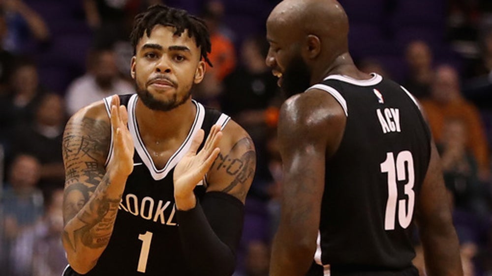 Russell has 23 points, 8 assists; Nets beat Suns 98-92 (Nov 06, 2017)