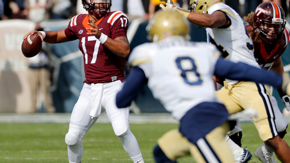 Marshall's 2 long TDs lead GTech past No. 17 VTech 28-22 (Nov 11, 2017)