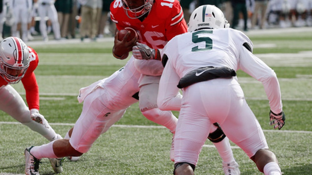 No. 11 Ohio State rebounds, routs No. 13 Michigan St 48-3 (Nov 11, 2017)